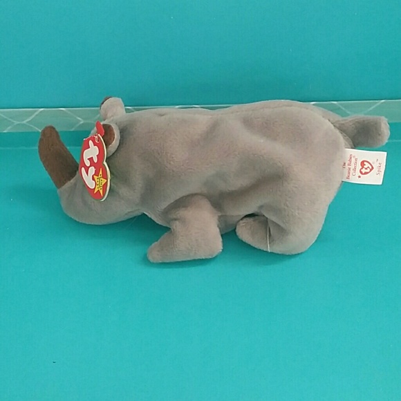 TY Beanie Babies Rhino-Spike 8/13/1996 - Picture 2 of 4